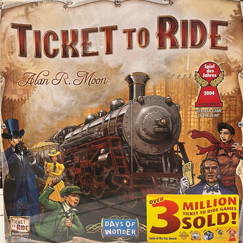 Ticket to Ride board game. New in shrink wrap